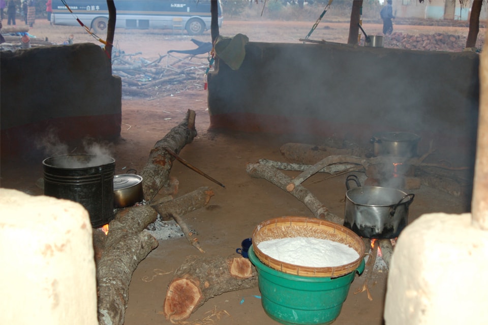 Lokale keuken in Zambia
